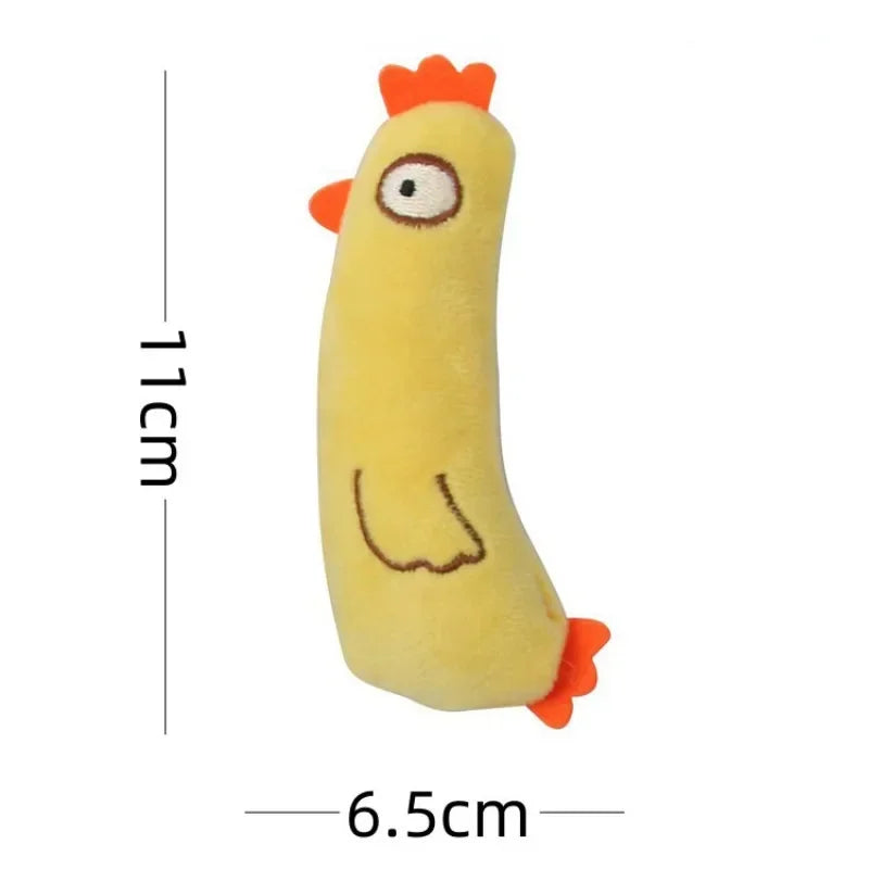 New Cats Natural Catnip Plush Toy Dinosaurs Penguins Mice Bite Chew