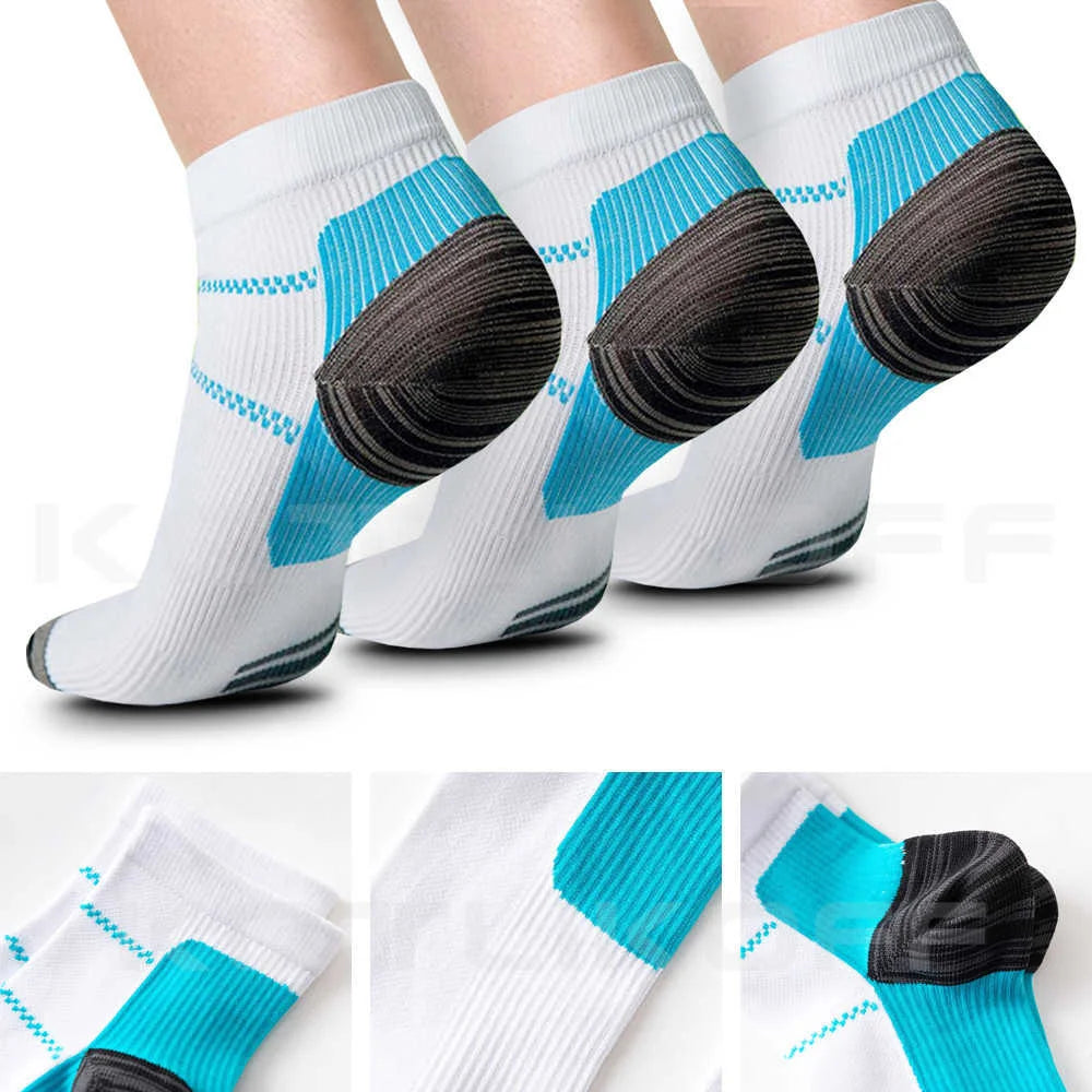 1 Pairs High Quality Foot Compression Socks For Plantar Fasciitis Heel Spurs