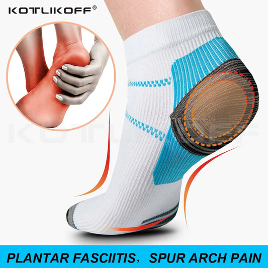 1 Pairs High Quality Foot Compression Socks For Plantar Fasciitis Heel Spurs