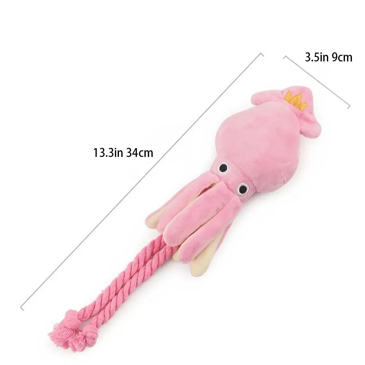 Supet Pet Octopus Plush Rope Toy Is Bite-resistant