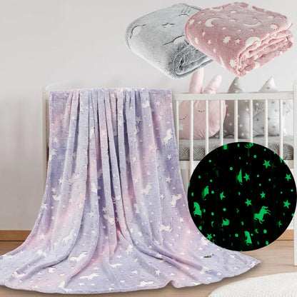 Enchanted Unicorn Glow Blanket