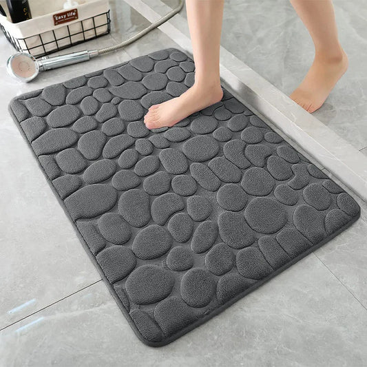 Memory Cotton Bathroom Floor Mat Temu Water Absorbent Non-Slip Mat Carpet