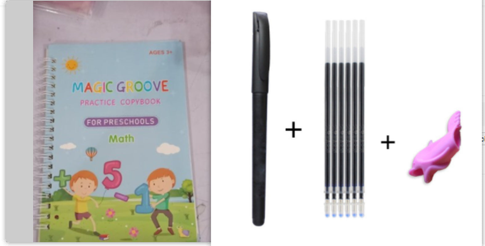 Hot Selling Preschool Hard Pen and Groove Copybook Practice Copybook for Children in English