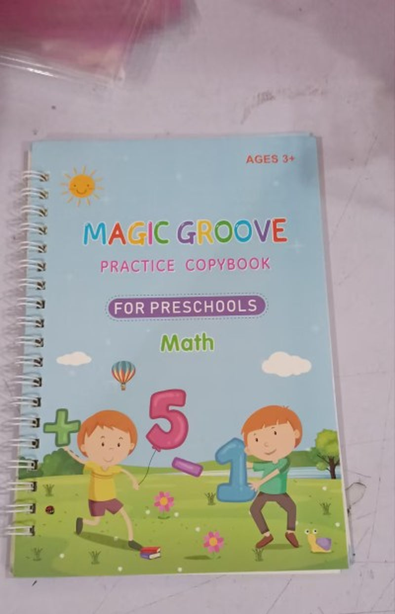 Hot Selling Preschool Hard Pen and Groove Copybook Practice Copybook for Children in English